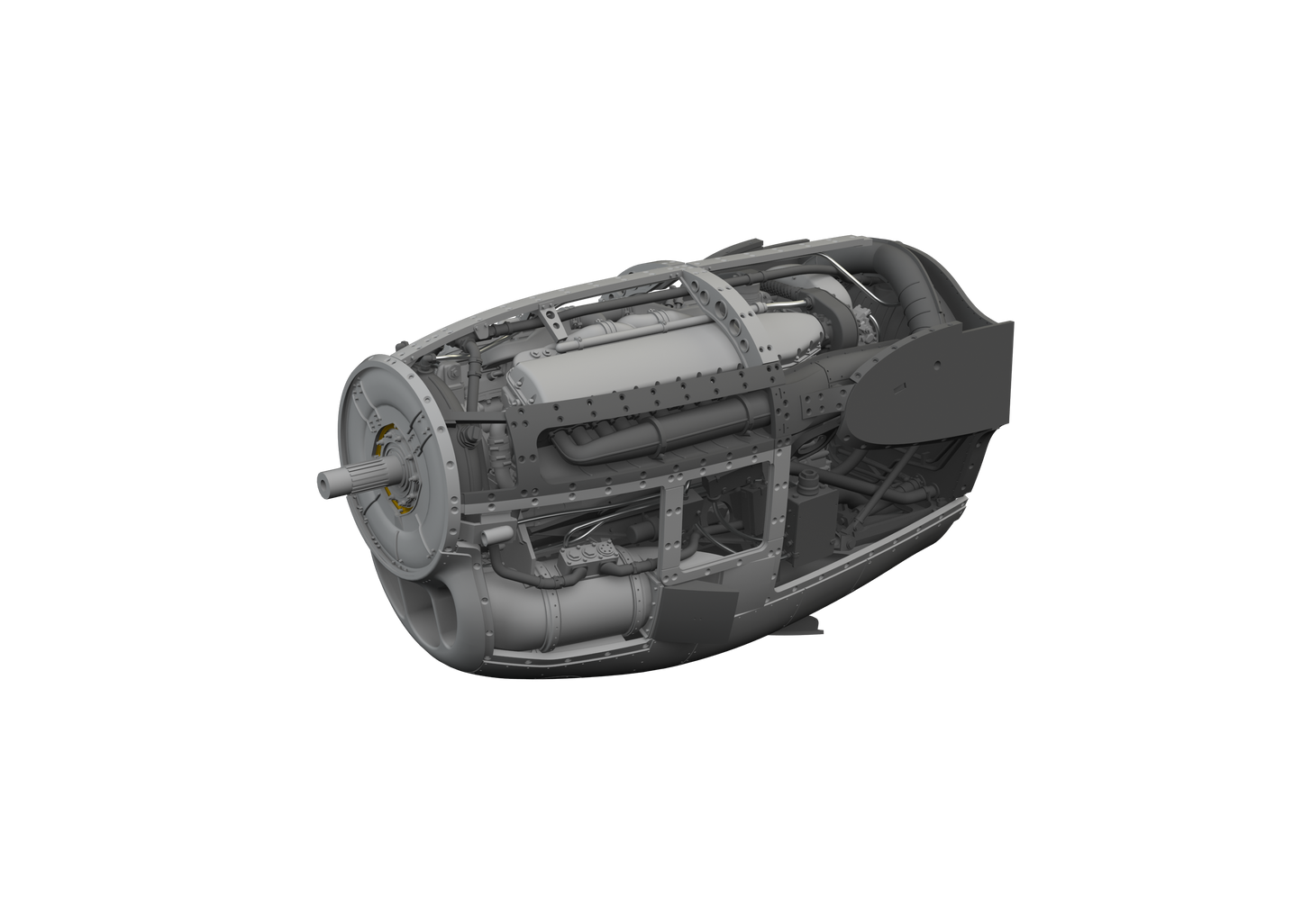 Eduard Brassin ED648982 1:48 Lockheed P-38J Lightning right engine