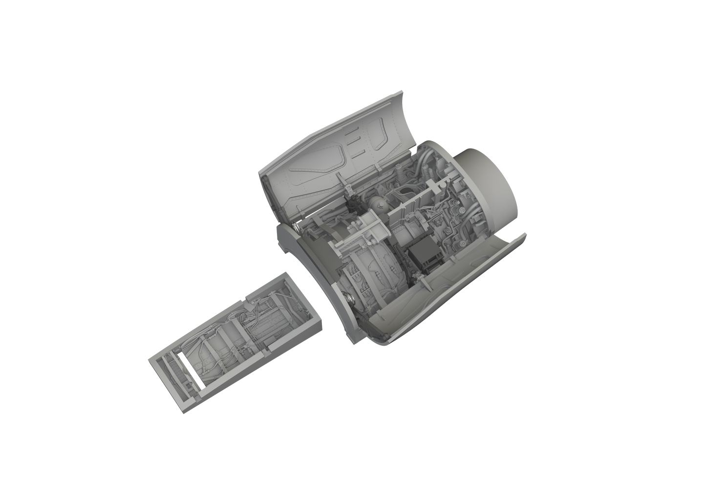 Eduard Brassin ED648984 1:48 Lockheed-Martin F-16C wheel bays late