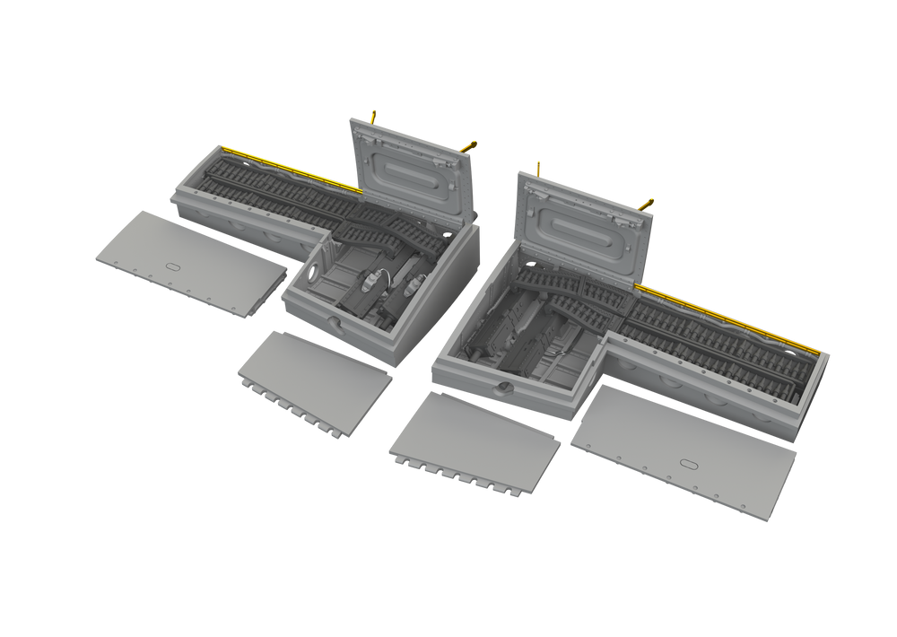 Eduard Brassin ED648997 1:48 North-American P-51B/P-51C Mustang gun bays