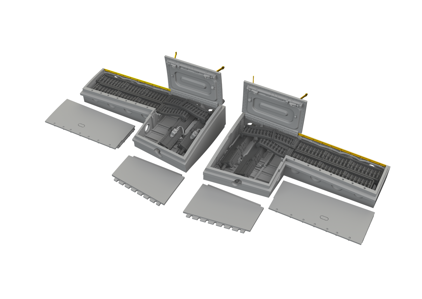 Eduard Brassin ED648997 1:48 North-American P-51B/P-51C Mustang gun bays