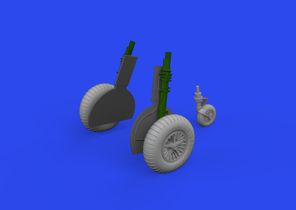 Eduard Brassin ED648998 Messerschmitt Bf-108 wheels spoked 1:48