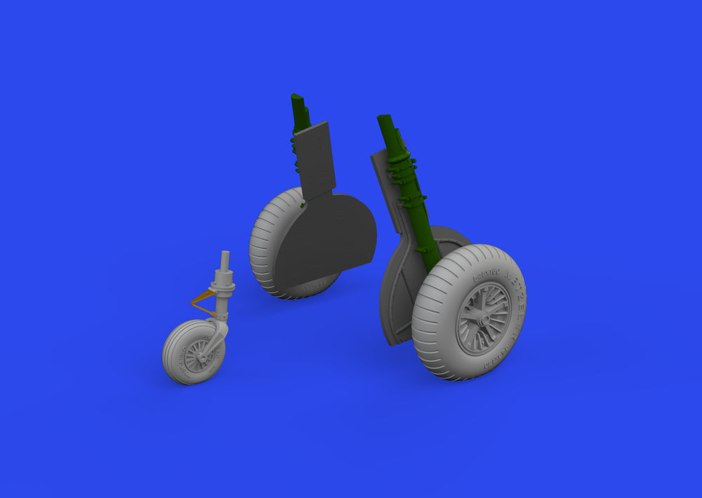 Eduard Brassin ED648998 Messerschmitt Bf-108 wheels spoked 1:48