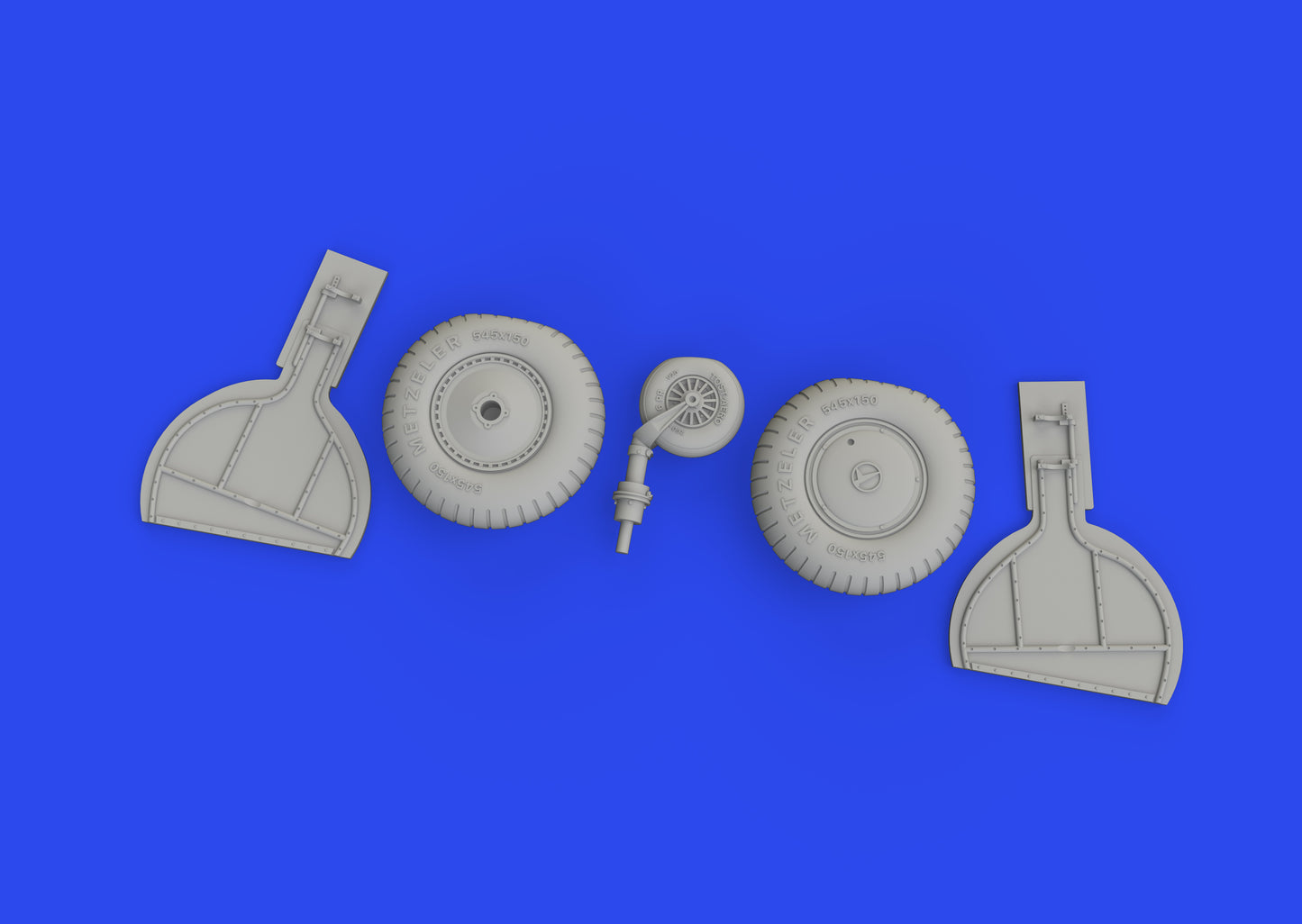 Eduard Brassin ED648999 Messerschmitt Bf-108 wheels 1:48