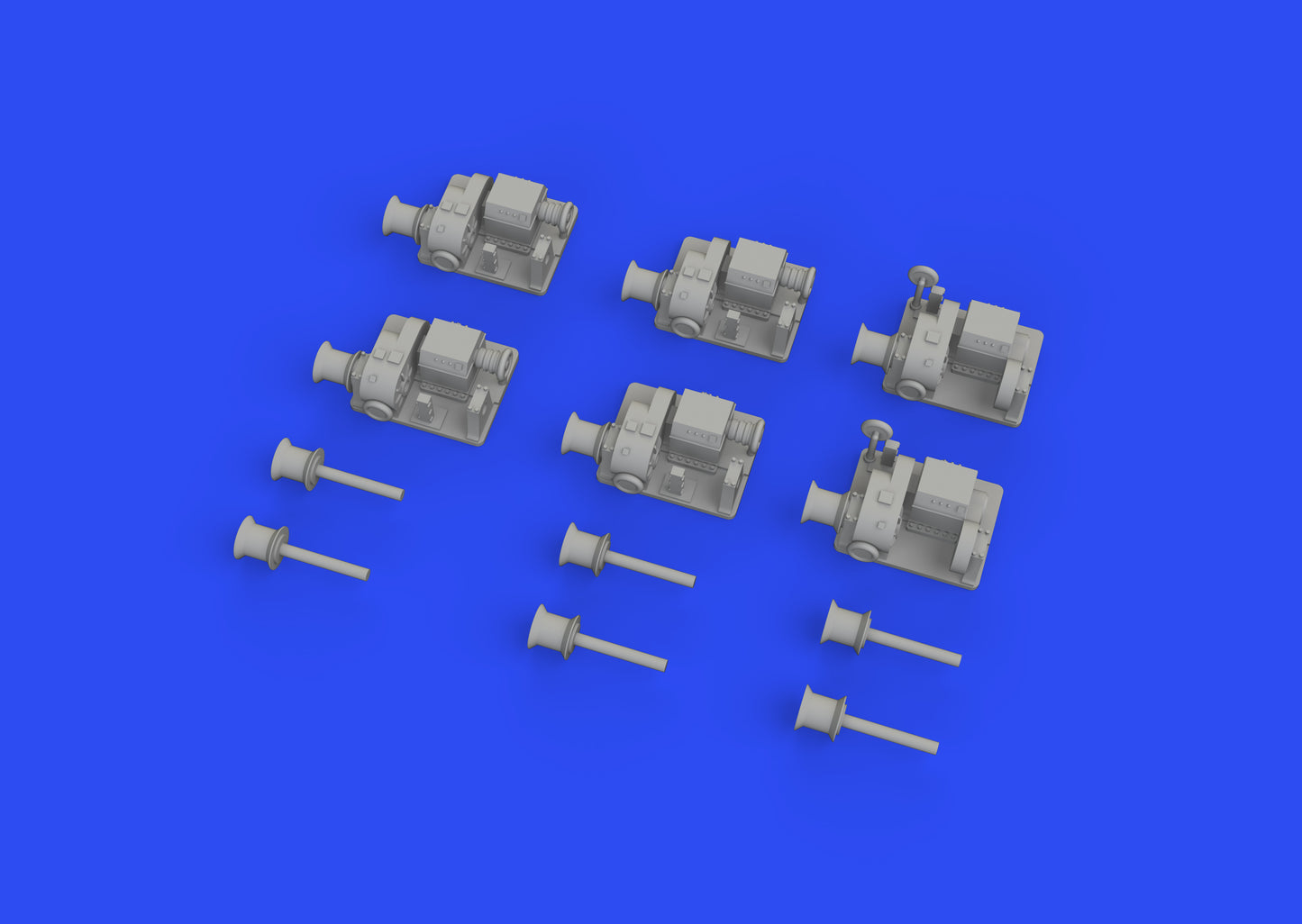 Eduard Brassin ED653003 1:350 USN electric ship winches