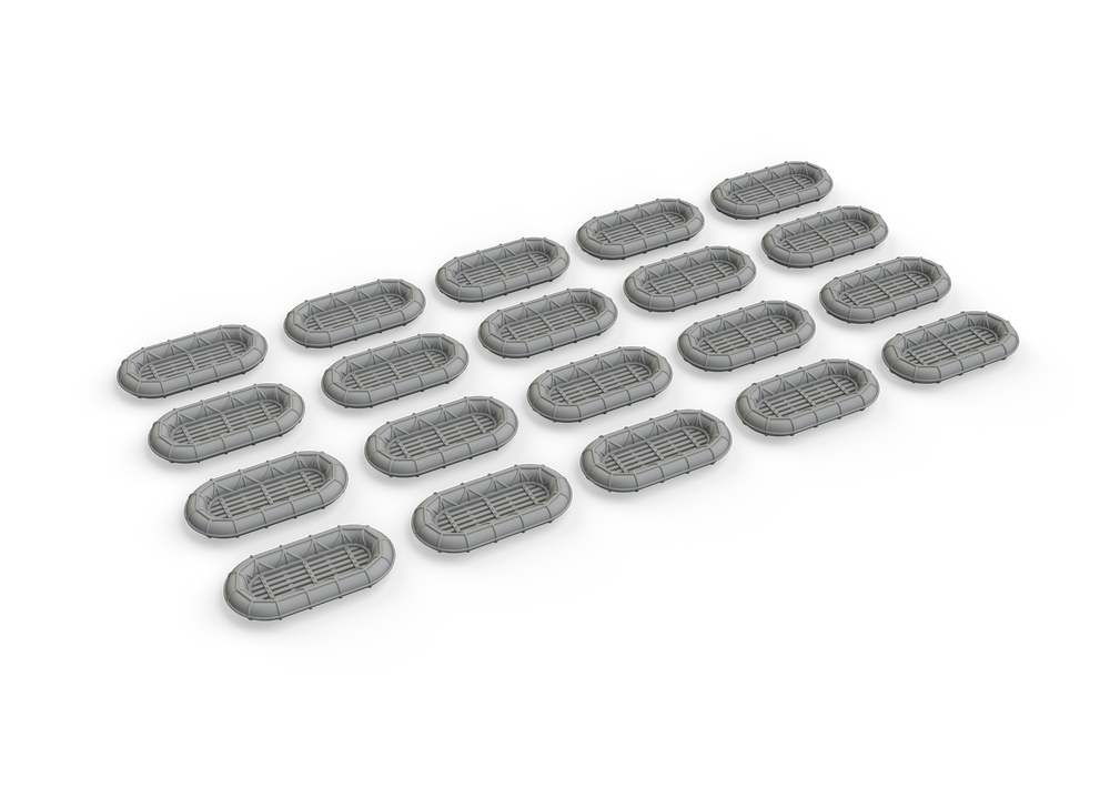 Eduard Brassin ED653006 1:350 Carley float for 10 people " Type 2