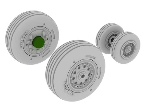 Eduard Brassin ED672078 1:72 McDonnell F-4J Phantom wheels with Wtd tyre effect
