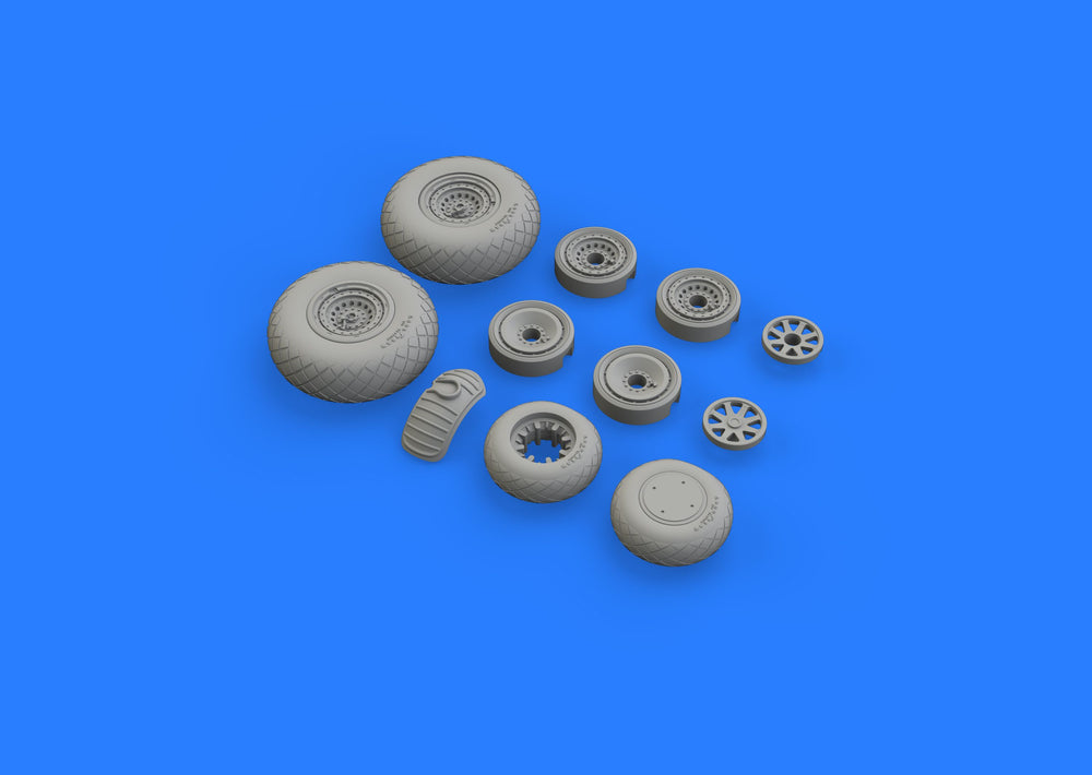 Eduard Brassin ED672170 B-24D/J Liberator Weighted Wheels 1:72