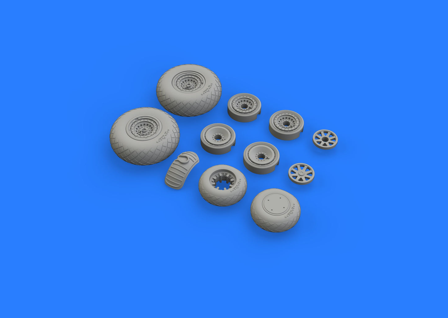 Eduard Brassin ED672170 B-24D/J Liberator Weighted Wheels 1:72