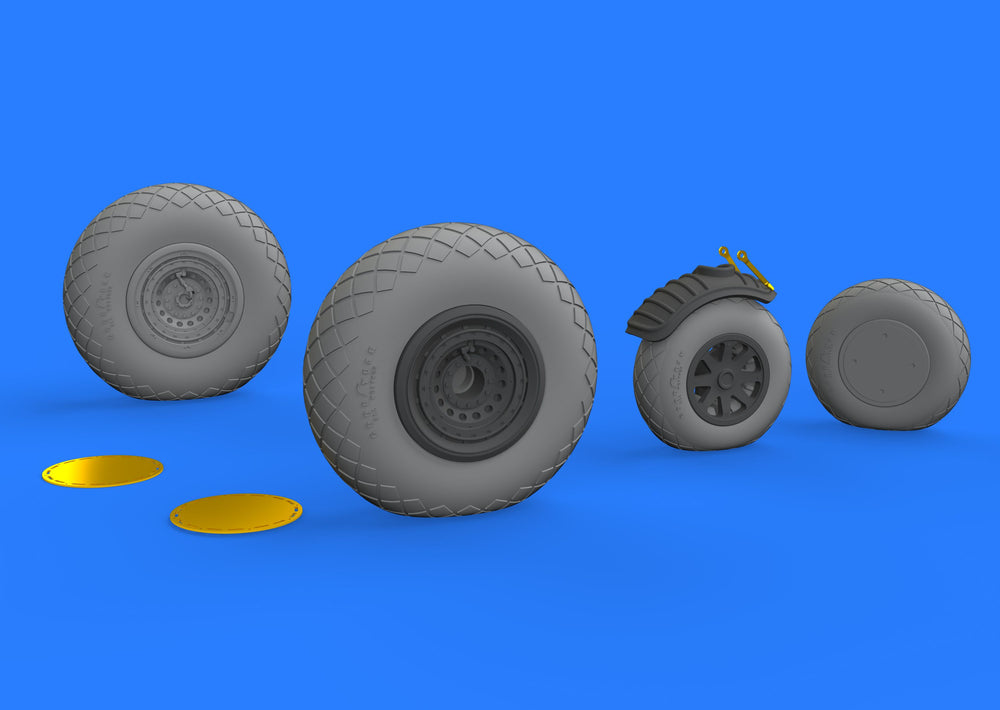 Eduard Brassin ED672170 B-24D/J Liberator Weighted Wheels 1:72