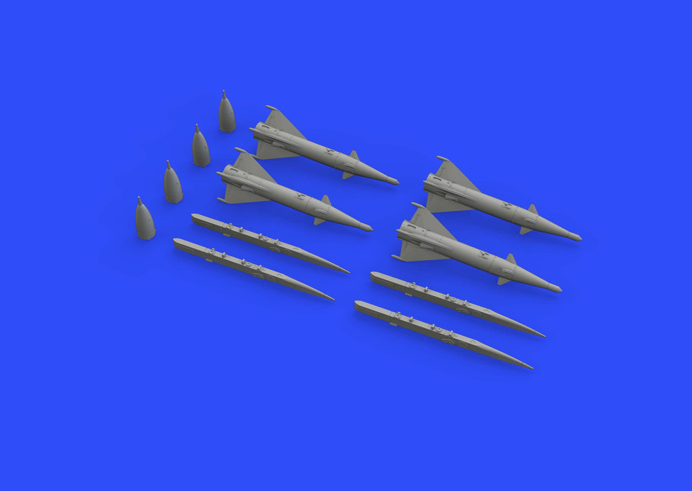 Eduard Brassin ED672191 1:72 RS-2US missiles for Mikoyan MiG-21