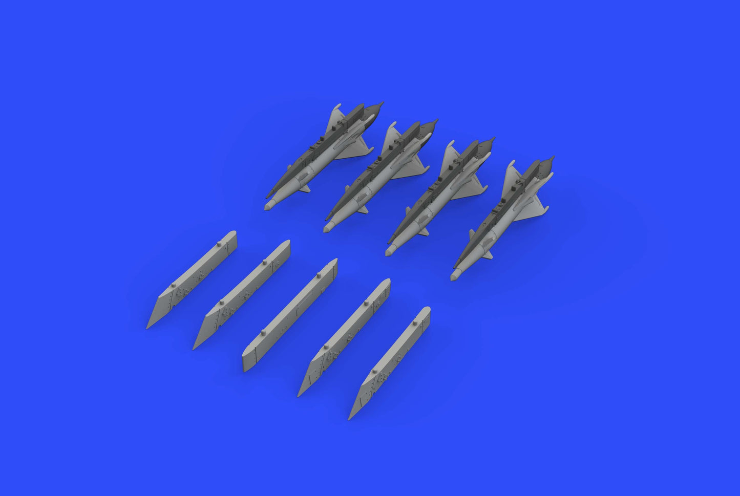 Eduard Brassin ED672192 1:72 RS-2US missiles with pylons for Mikoyan MiG-21