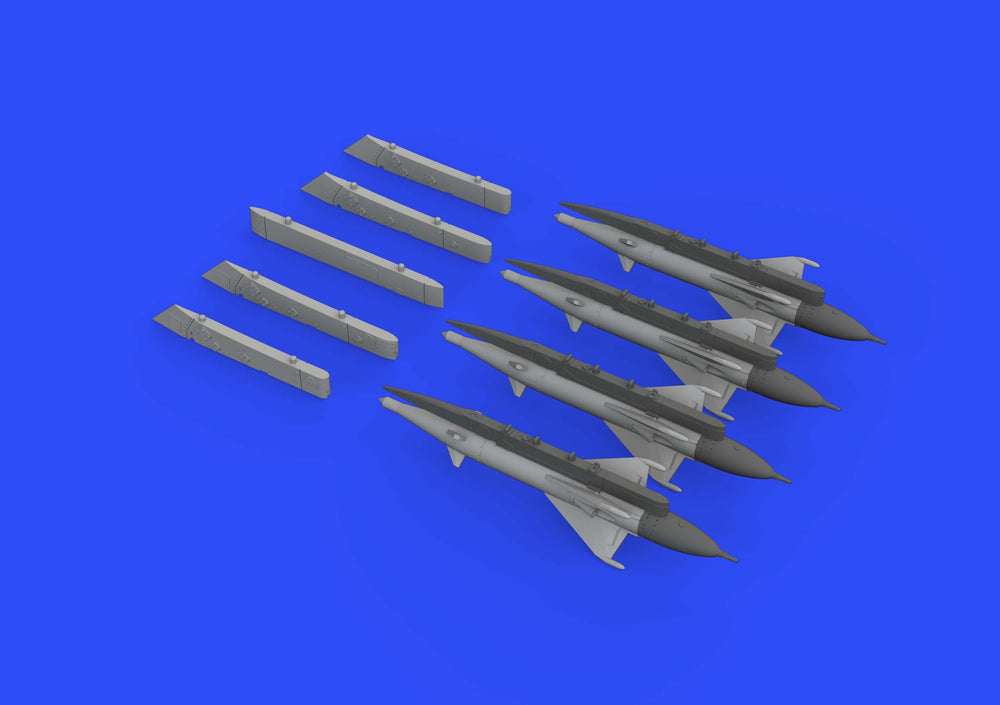 Eduard Brassin ED672192 1:72 RS-2US missiles with pylons for Mikoyan MiG-21