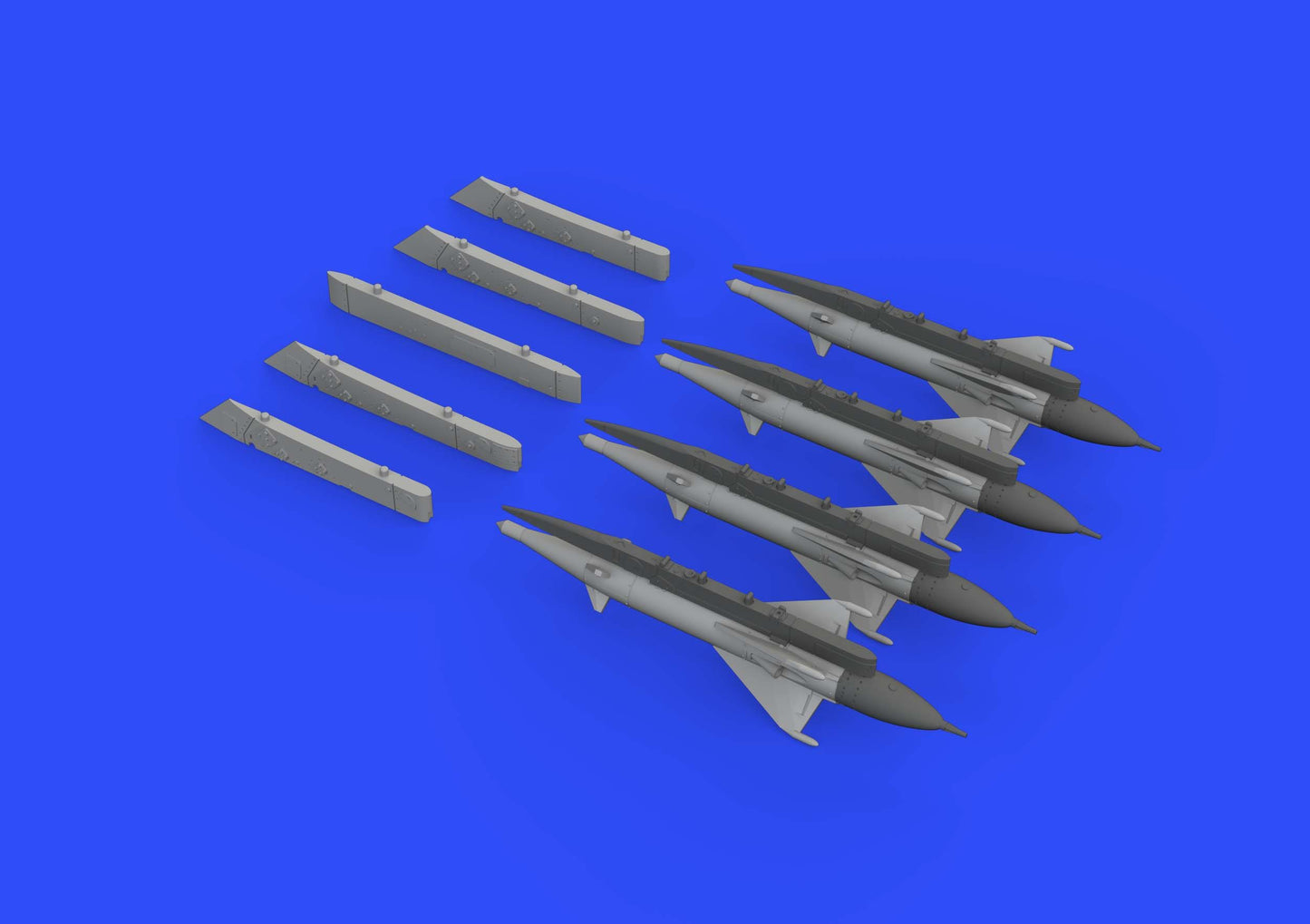 Eduard Brassin ED672192 1:72 RS-2US missiles with pylons for Mikoyan MiG-21