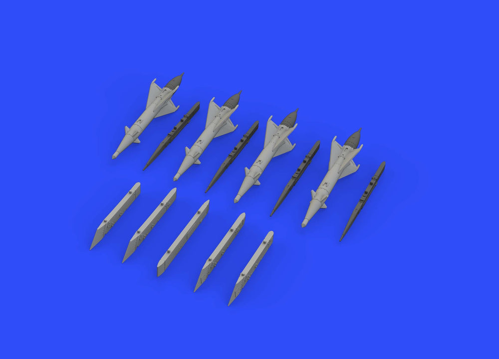 Eduard Brassin ED672192 1:72 RS-2US missiles with pylons for Mikoyan MiG-21