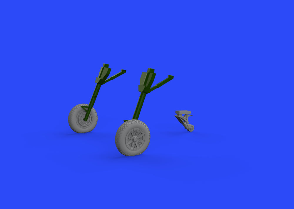 Eduard Brassin ED672203 F6F-3/F6F-5 Hellcat Weighted Wheels 1:72