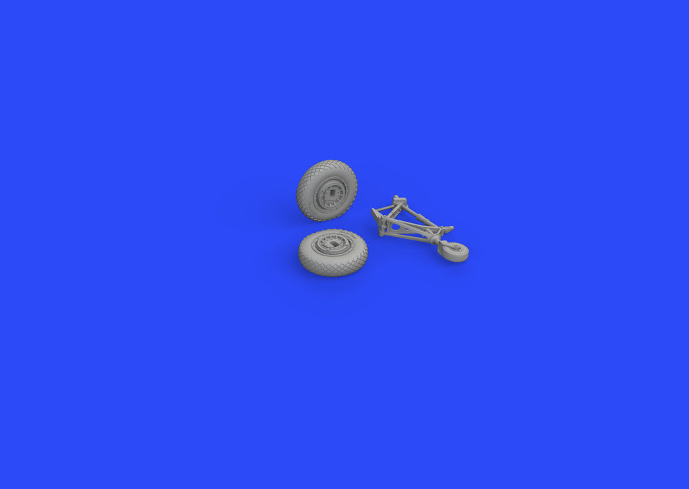 Eduard Brassin ED672204 1:72 Vought F4U-1A Corsair wheels with Wtd tyre effect