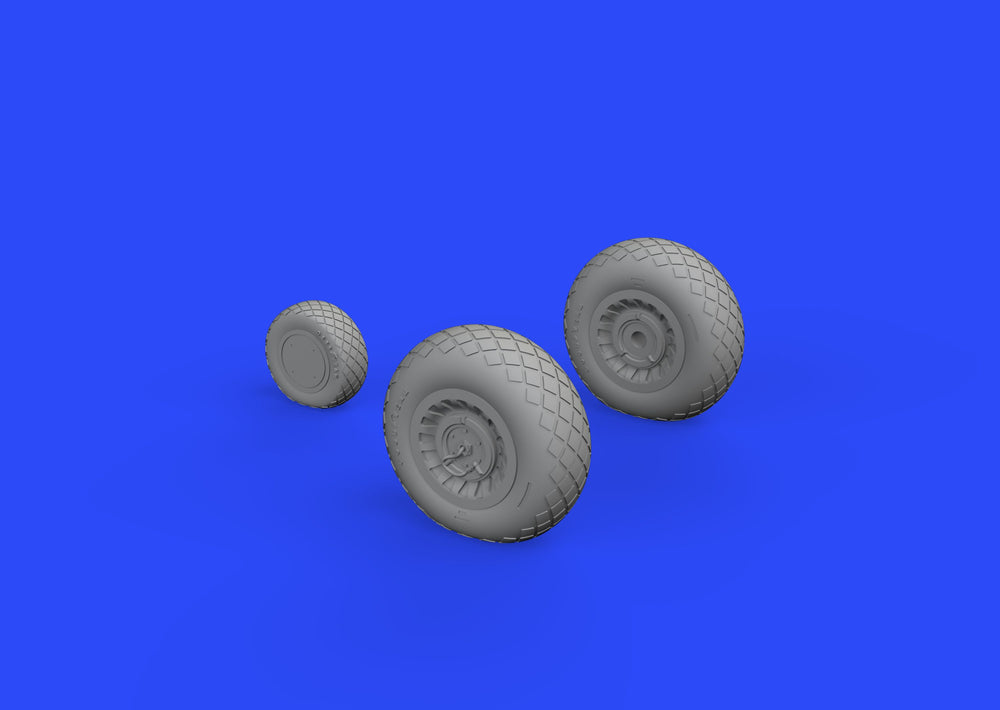 Eduard Brassin ED672206 B-25H/J Mitchell Weighted Wheels 1:72