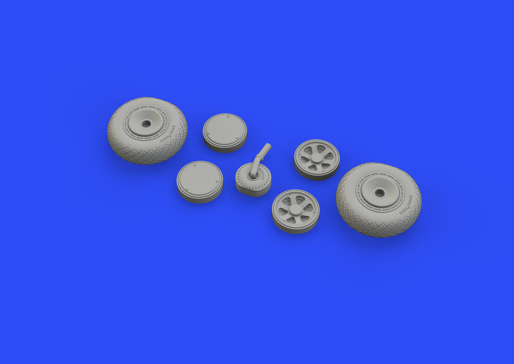 Eduard Brassin ED672221 1:72 Republic P-47D Thunderbolt wheels