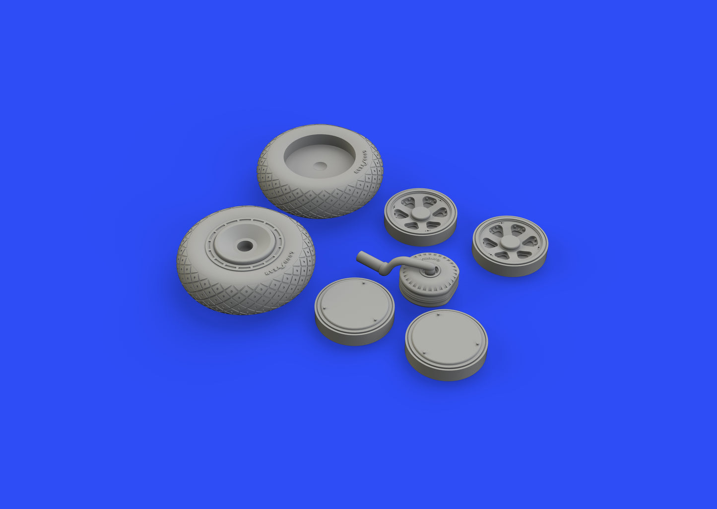 Eduard Brassin ED672221 1:72 Republic P-47D Thunderbolt wheels