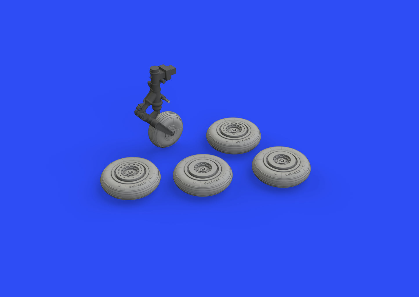 Eduard Brassin ED672228 1:72 Mikoyan MiG-17F wheels with weighted tyre effect
