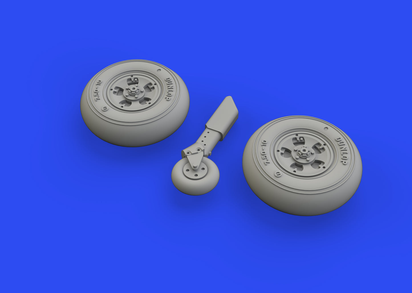 Eduard Brassin ED672249 Spitfire Mk.Vc Weighted Wheels 1:72