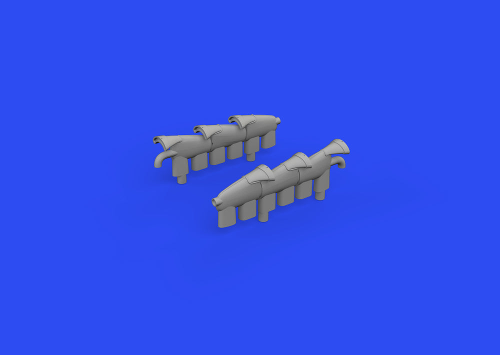 Eduard Brassin ED672250 1:72 Supermarine Spitfire Mk.Vc exhaust stacks