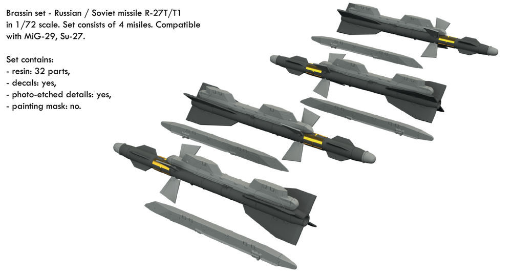 Eduard Brassin ED672257 1:72 R-27T/T1 / AA-10 Alamo-B