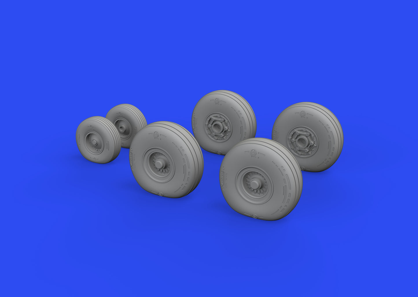 Eduard Brassin ED672263 C-130H Hercules Weighted Wheels 1:72