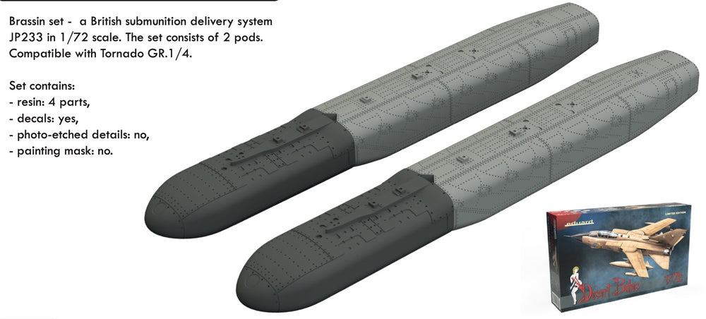 Eduard Brassin ED672271 1:72 JP233 dispenser