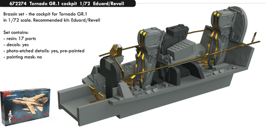 Eduard Brassin ED672274 1:72 Panavia Tornado GR.1 cockpit