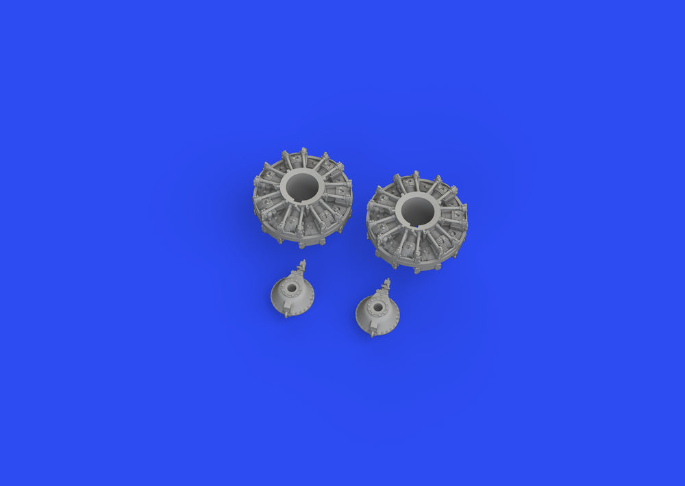 Eduard Brassin ED672275 1:72 North-American B-25J Mitchell engines