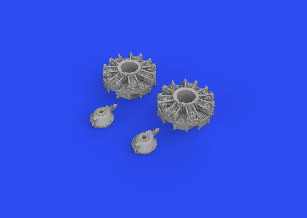 Eduard Brassin ED672275 1:72 North-American B-25J Mitchell engines
