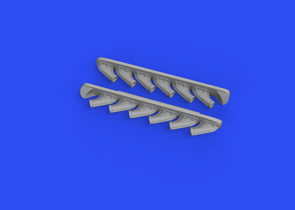 Eduard Brassin ED672279 1:72 North-American P-51B/P-51C Mustang exhausts stacks