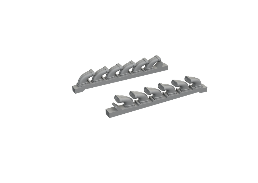 Eduard Brassin ED672284 1:72 Avia S-199 exhaust stacks