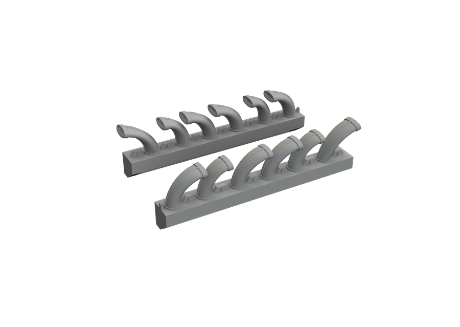 Eduard Brassin ED672286 1:72 Focke-Wulf Fw-190D exhaust stacks