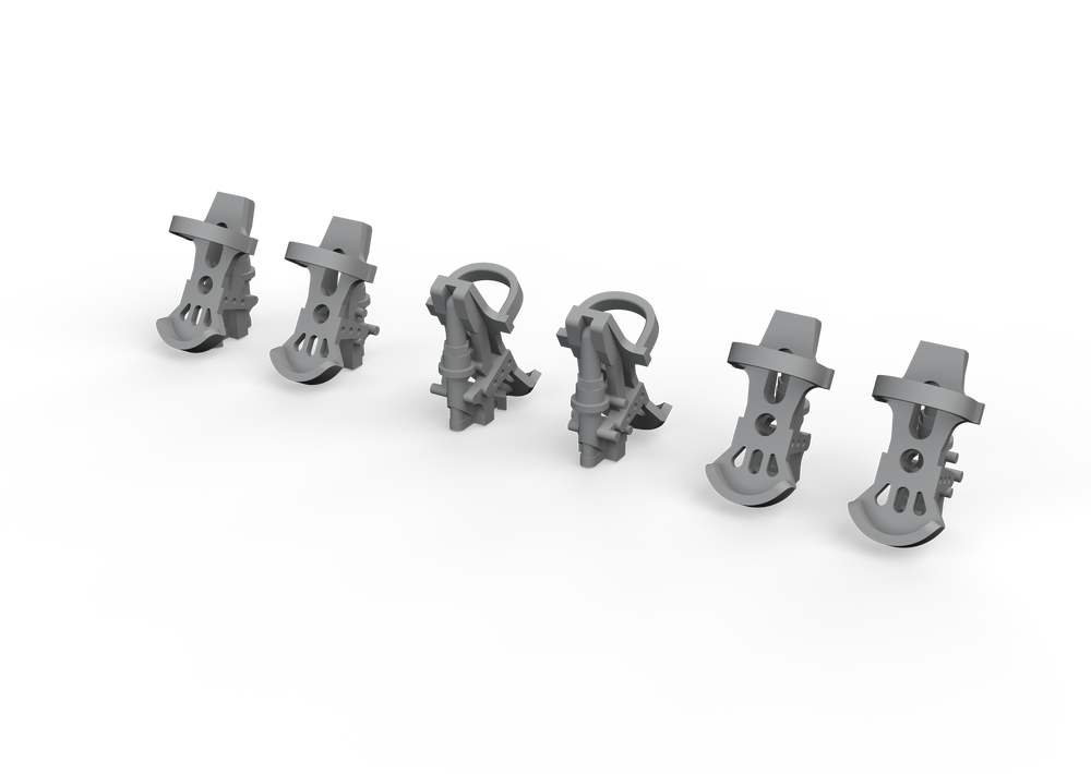 Eduard Brassin ED672292 1:72 Luftwaffe rudder pedals