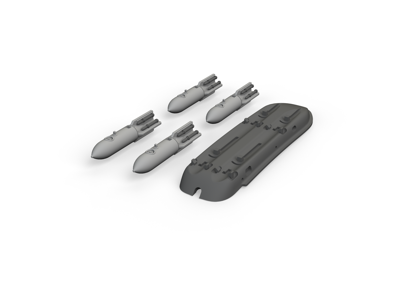 Eduard Brassin ED672293 1:72 Avia S-199 4xETC 50 rack with bombs