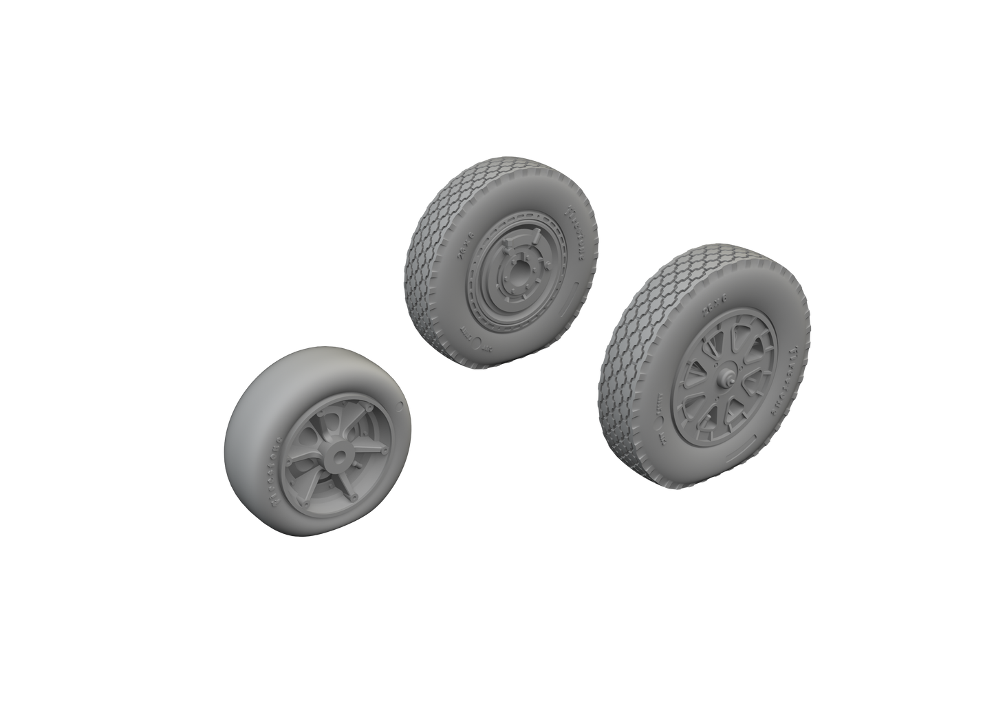Eduard Brassin ED672303 1:72 Bell P-39Q Airacobra wheels