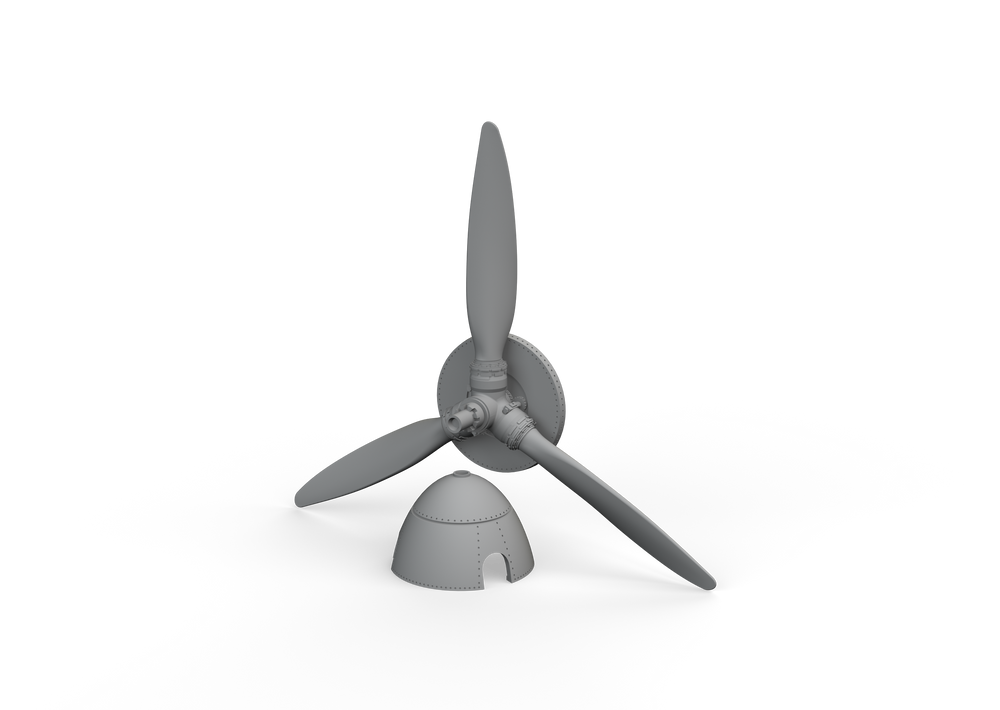 Eduard Brassin ED672314 1:72 Messerschmitt Bf-109F propeller late