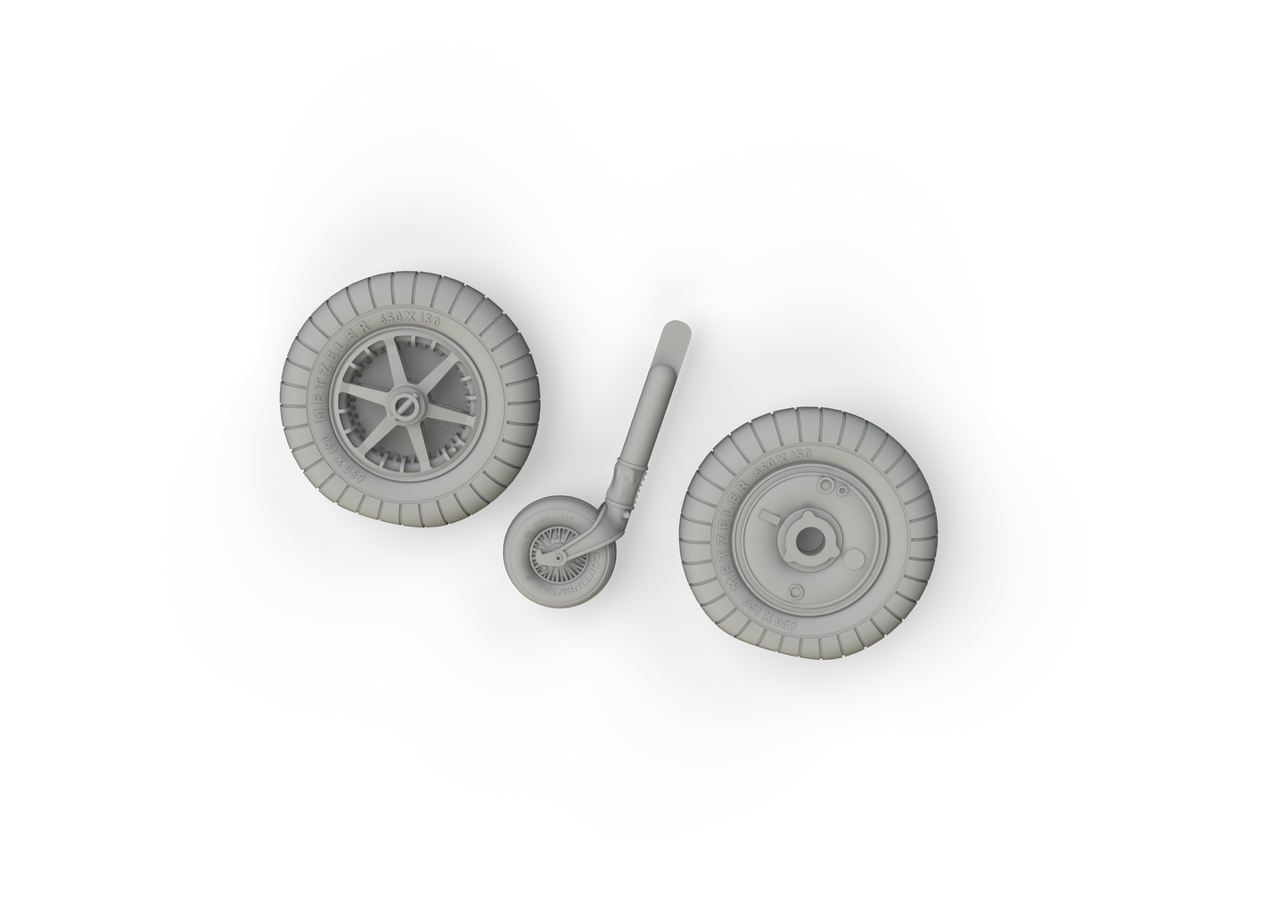 Eduard Brassin ED672316 1:72 Messerschmitt Bf-109F wheels