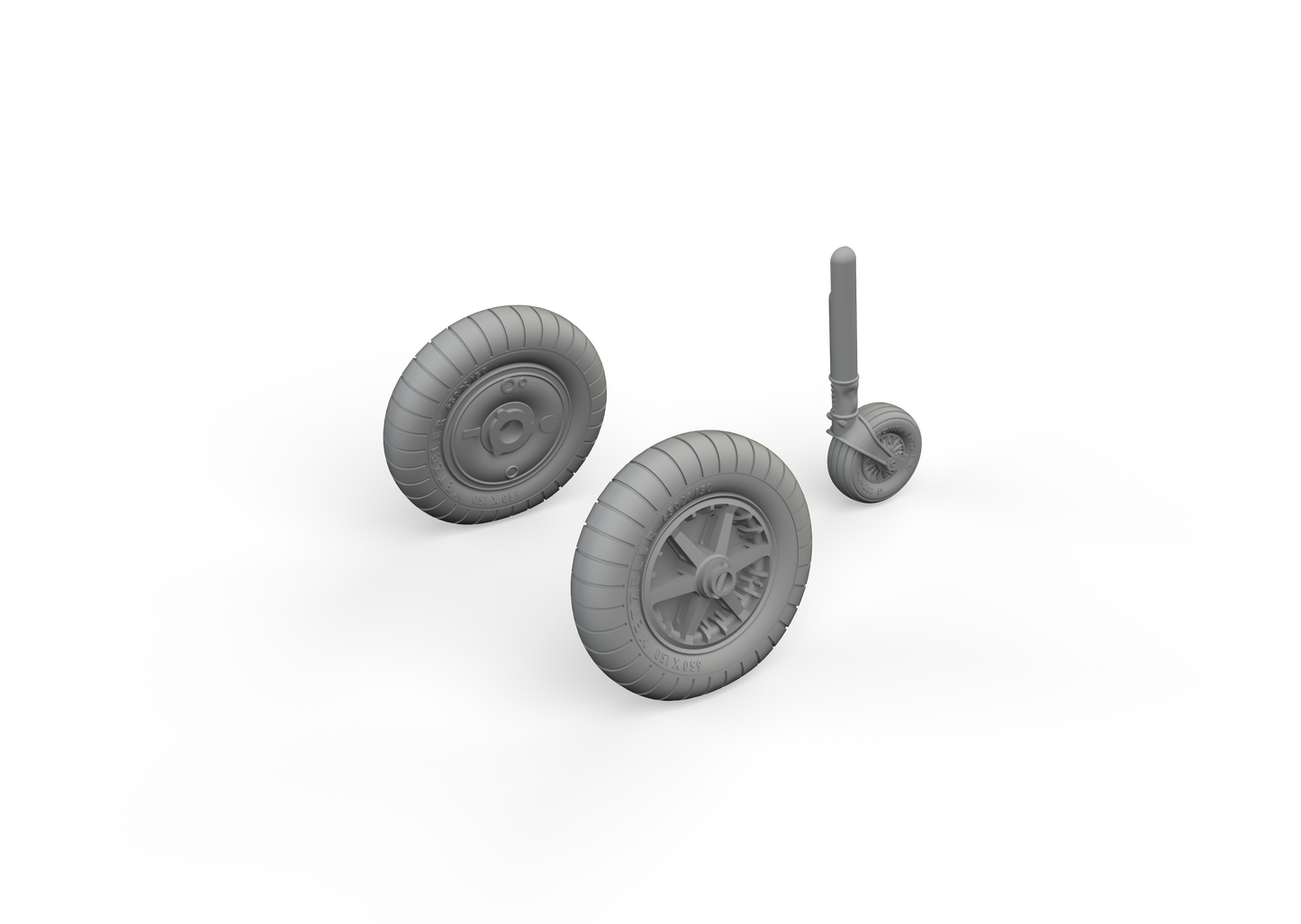Eduard Brassin ED672316 1:72 Messerschmitt Bf-109F wheels