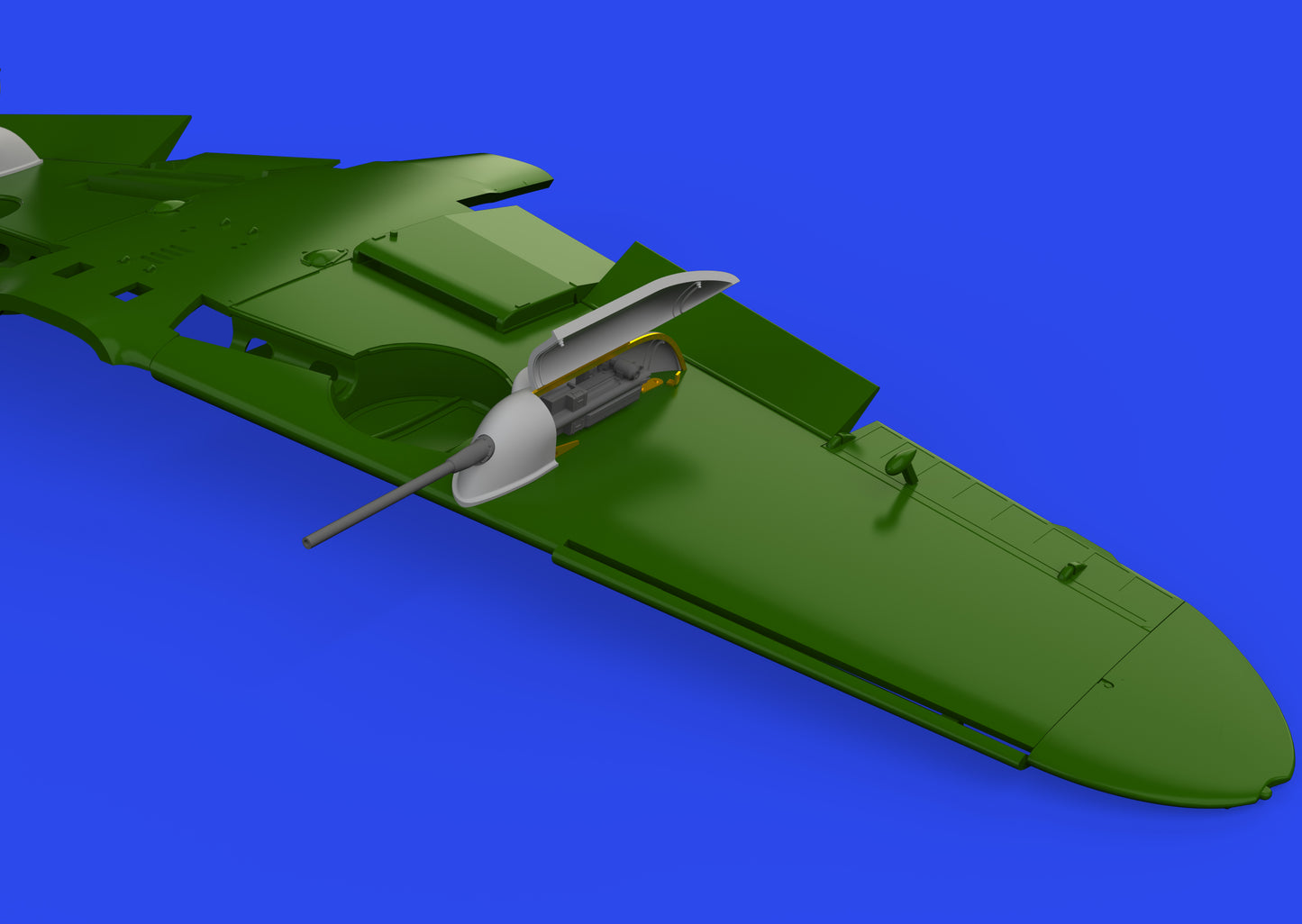 Eduard Brassin ED672326 1:72 Messerschmitt Bf-109F/Bf-109G/Bf-109K gun pods
