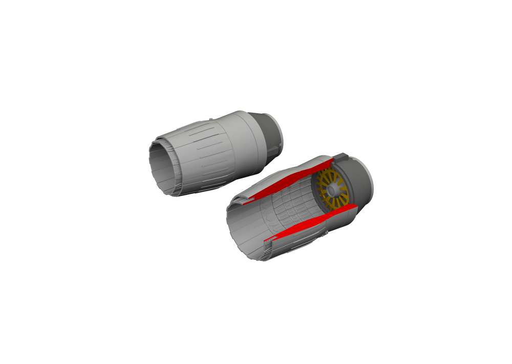 Eduard Brassin ED672332 1:72 Mikoyan MiG-29 exhaust nozzles
