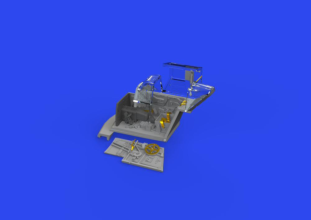 Eduard Brassin ED672343 1:72 Messerschmitt Bf-109G-4 cockpit