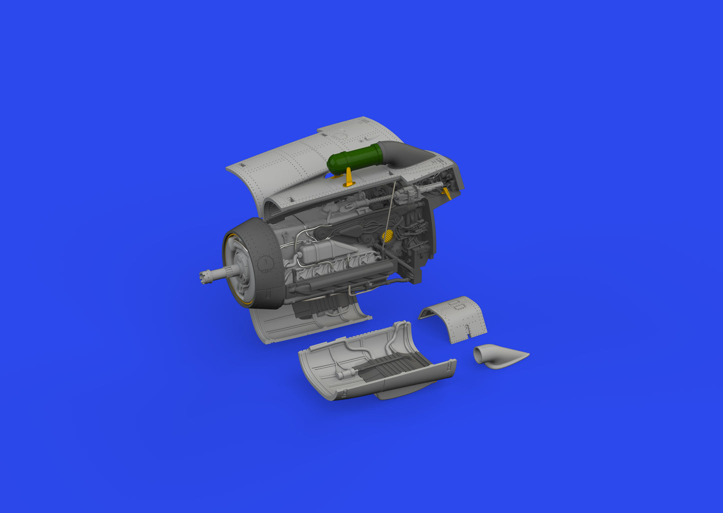 Eduard Brassin ED672350 1:72 Messerschmitt Bf-109F engine
