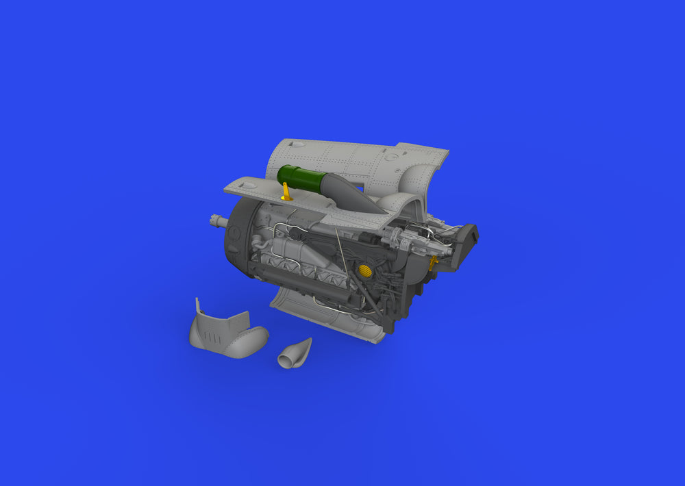 Eduard Brassin ED672352 1:72 Messerschmitt Bf-109G-6 engine