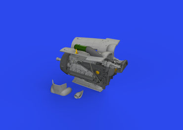 Eduard Brassin ED672352 1:72 Messerschmitt Bf-109G-6 engine