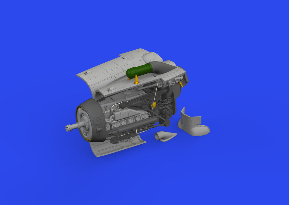 Eduard Brassin ED672352 1:72 Messerschmitt Bf-109G-6 engine