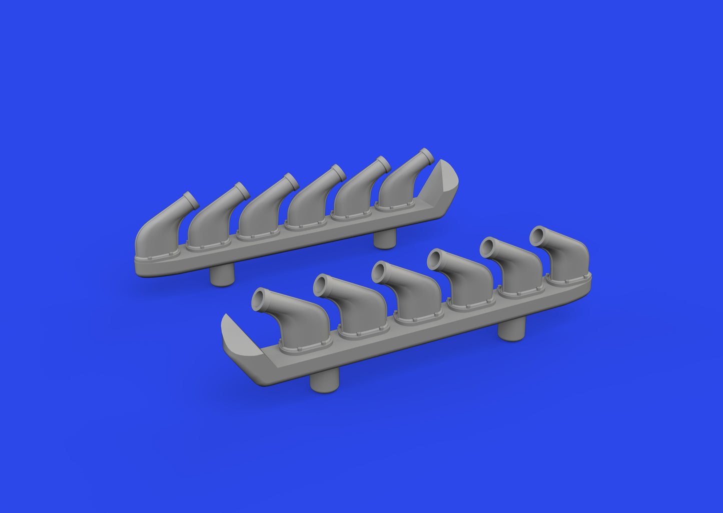 Eduard Brassin ED672358 1:72 North-American P-51D Mustang exhaust stacks