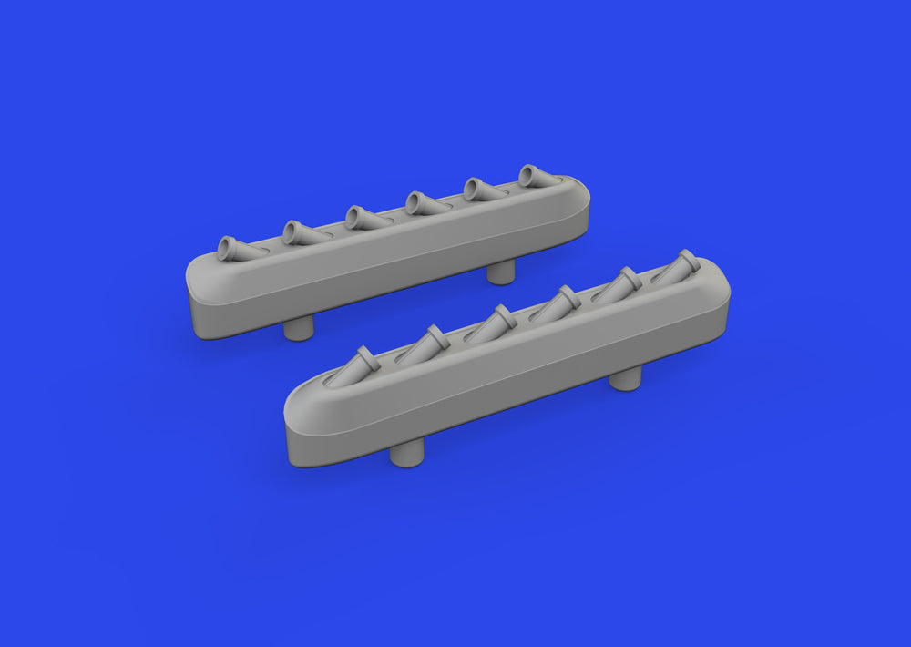 Eduard Brassin ED672359 1:72 P-51D Mustang exhaust stacks with fairing